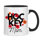 Tasse zweifarbig HOCKEY MOM FLOWERS