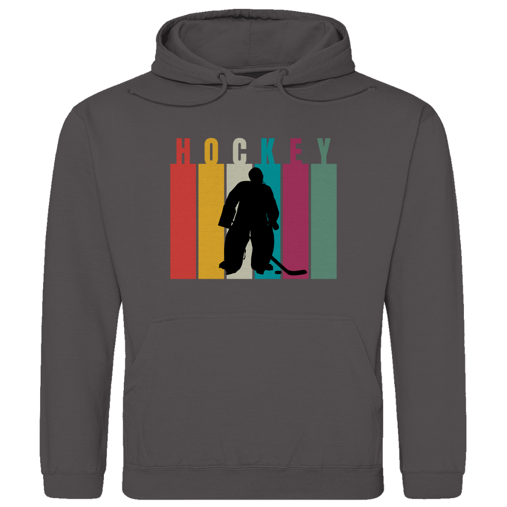 Unisex Hoodie COLOURFUL HOCKEY GOALIE