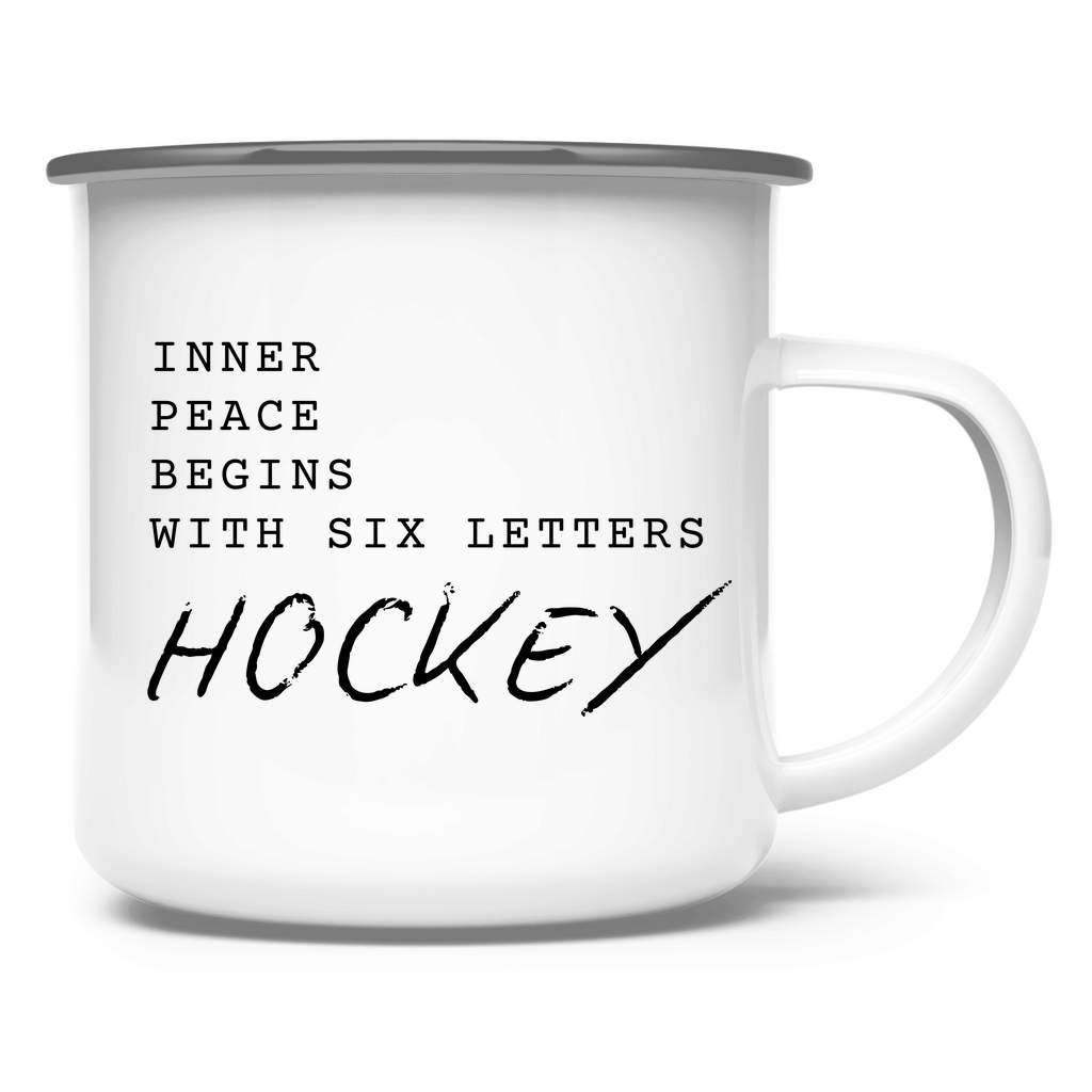 Emaille Tasse INNER PEACE