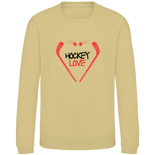 Kids Sweatshirt HOCKEYLOVE STICKHEART