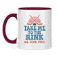 Tasse zweifarbig TAKE ME TO THE RINK