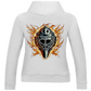 Ladies Hoodie BURNING MASK (back)