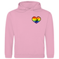 Unisex Hoodie RAINBOW SKATE HEART