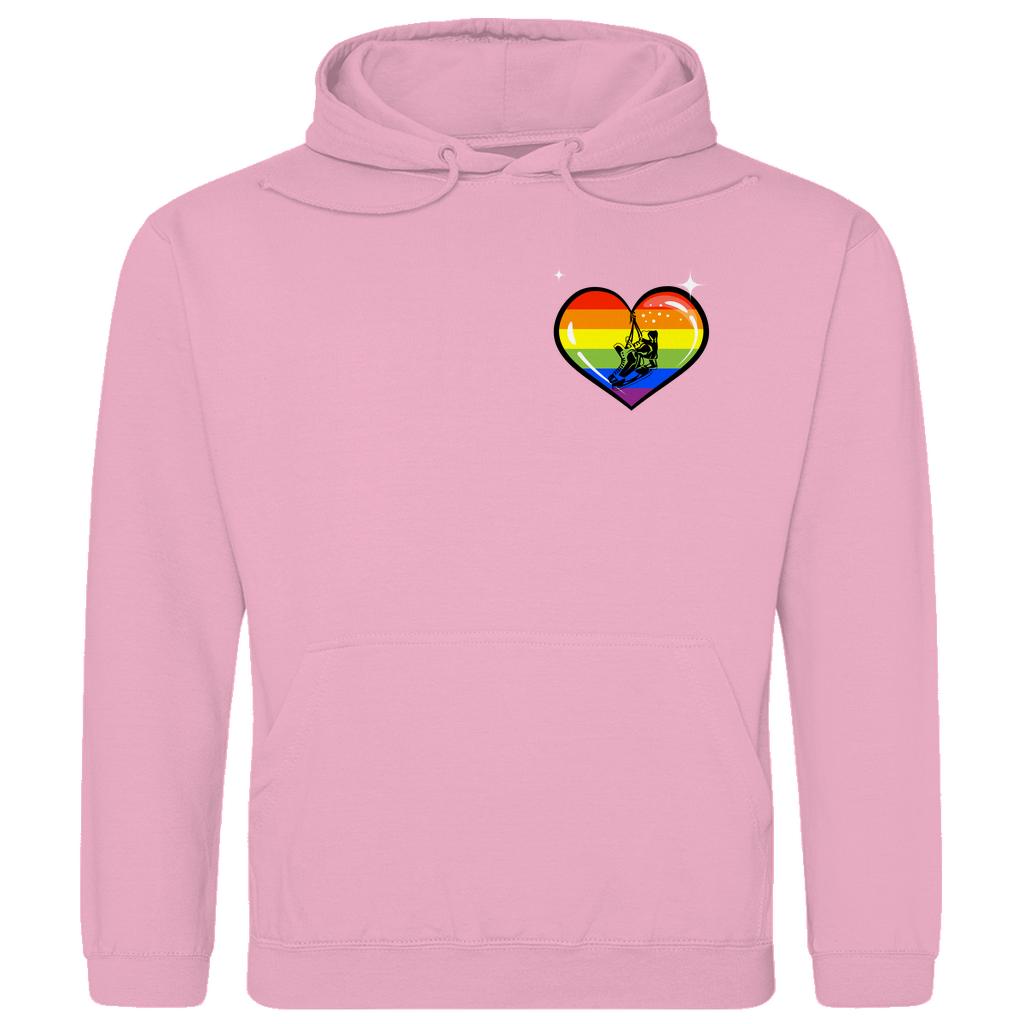 Unisex Hoodie RAINBOW SKATE HEART
