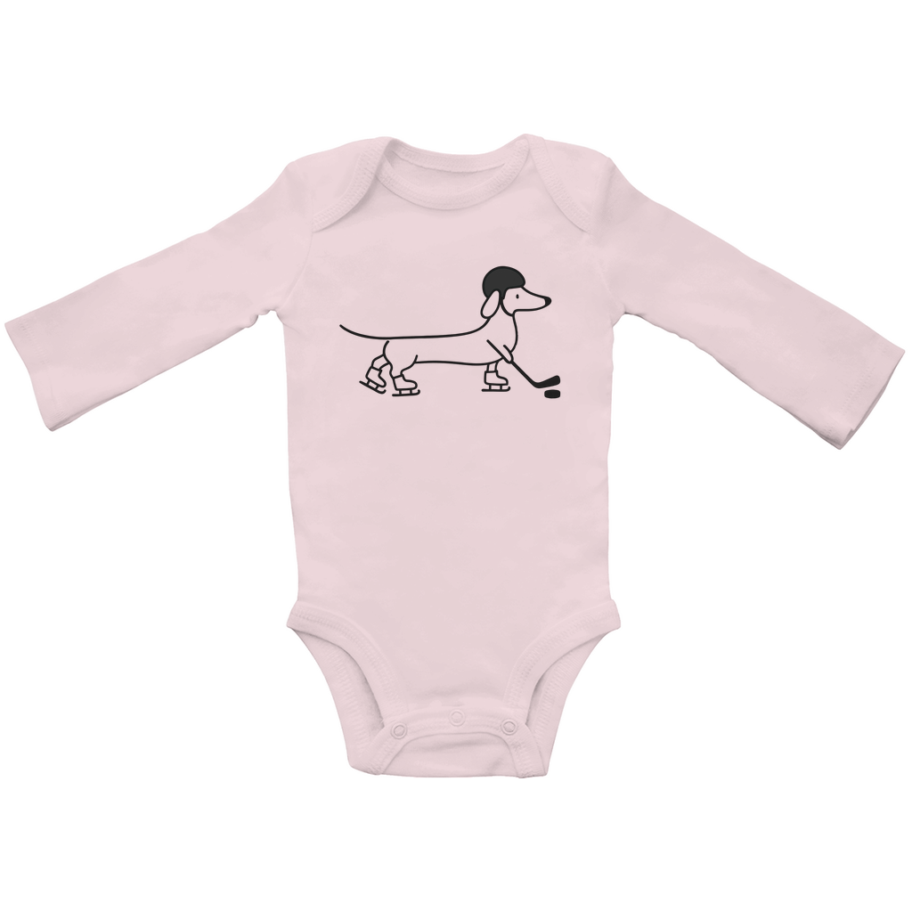 Babybody Langarm HOCKEY DACKEL