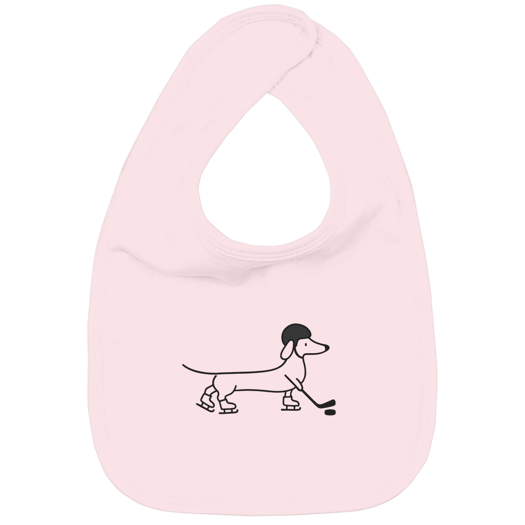 Kinder Bio Lätzchen HOCKEY DACKEL