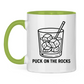 Tasse zweifarbig PUCK ON THE ROCKS