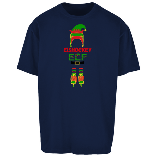 Oversize T-Shirt HOCKEY ELF - personalisierbar -