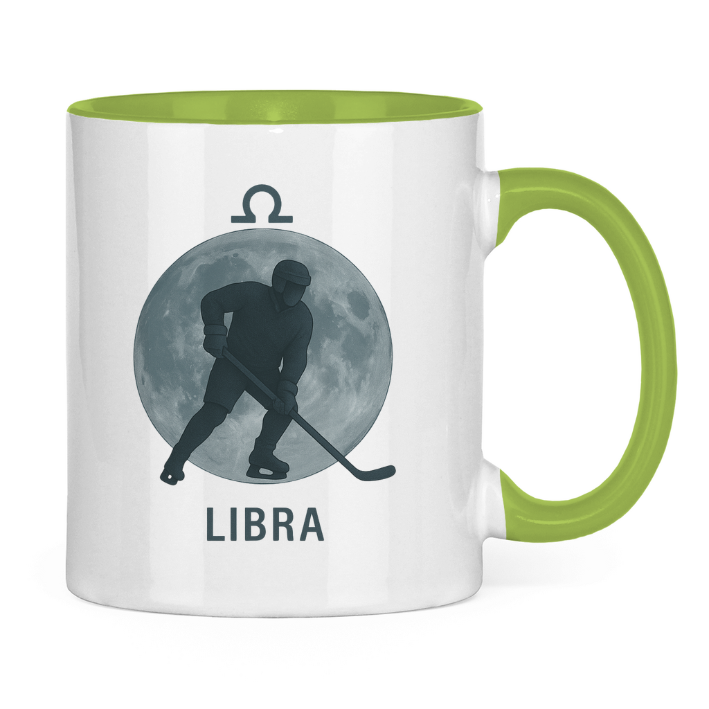 Tasse zweifarbig STERNZEICHEN LIBRA / WAAGE