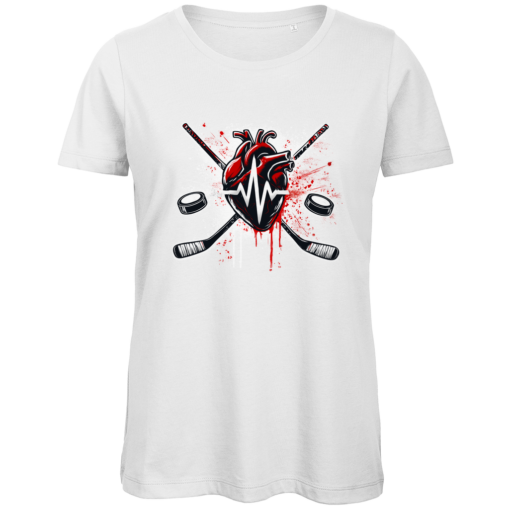 Ladies T-Shirt HOCKEY HEARTBEAT