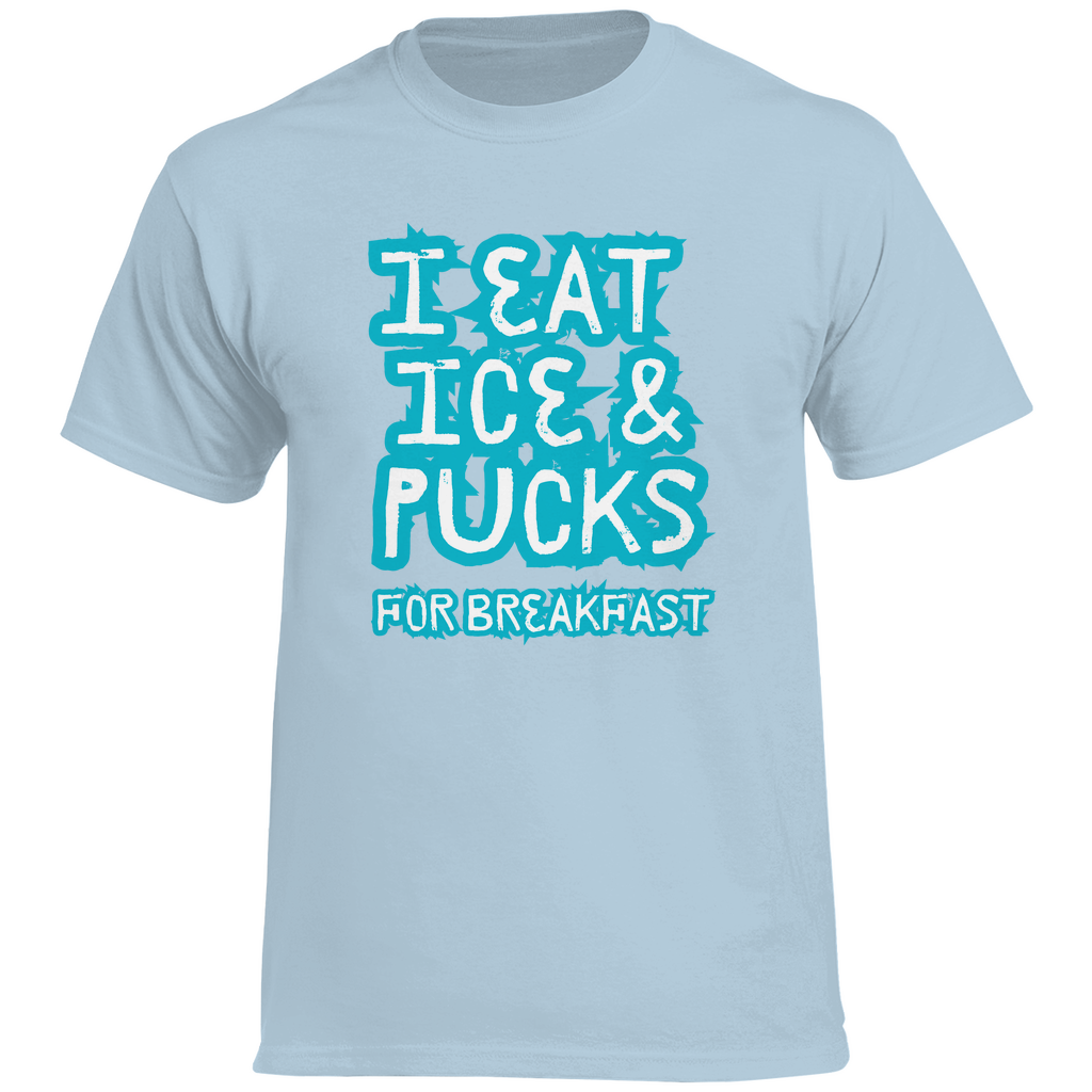 T-Shirt EAT ICE & PUCKS FOR BREAKFAST