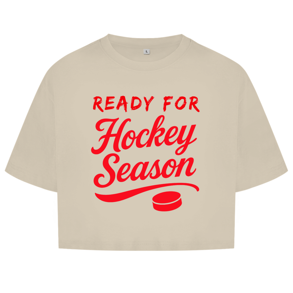 Ladies Crop Top READY FOR HOCKEY SEASON
