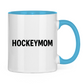 Tasse zweifarbig HOCKEYMOM BRAIN