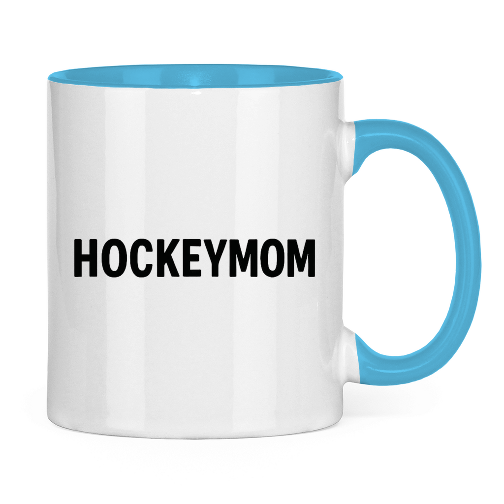 Tasse zweifarbig HOCKEYMOM BRAIN
