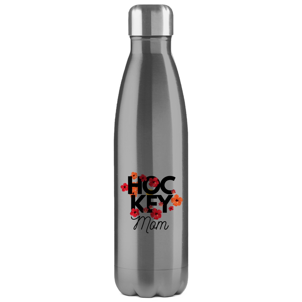 Edelstahl-Thermoflasche HOCKEY MOM FLOWERS