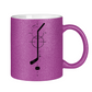 Glitzertasse HOCKEYSTICK MODERN