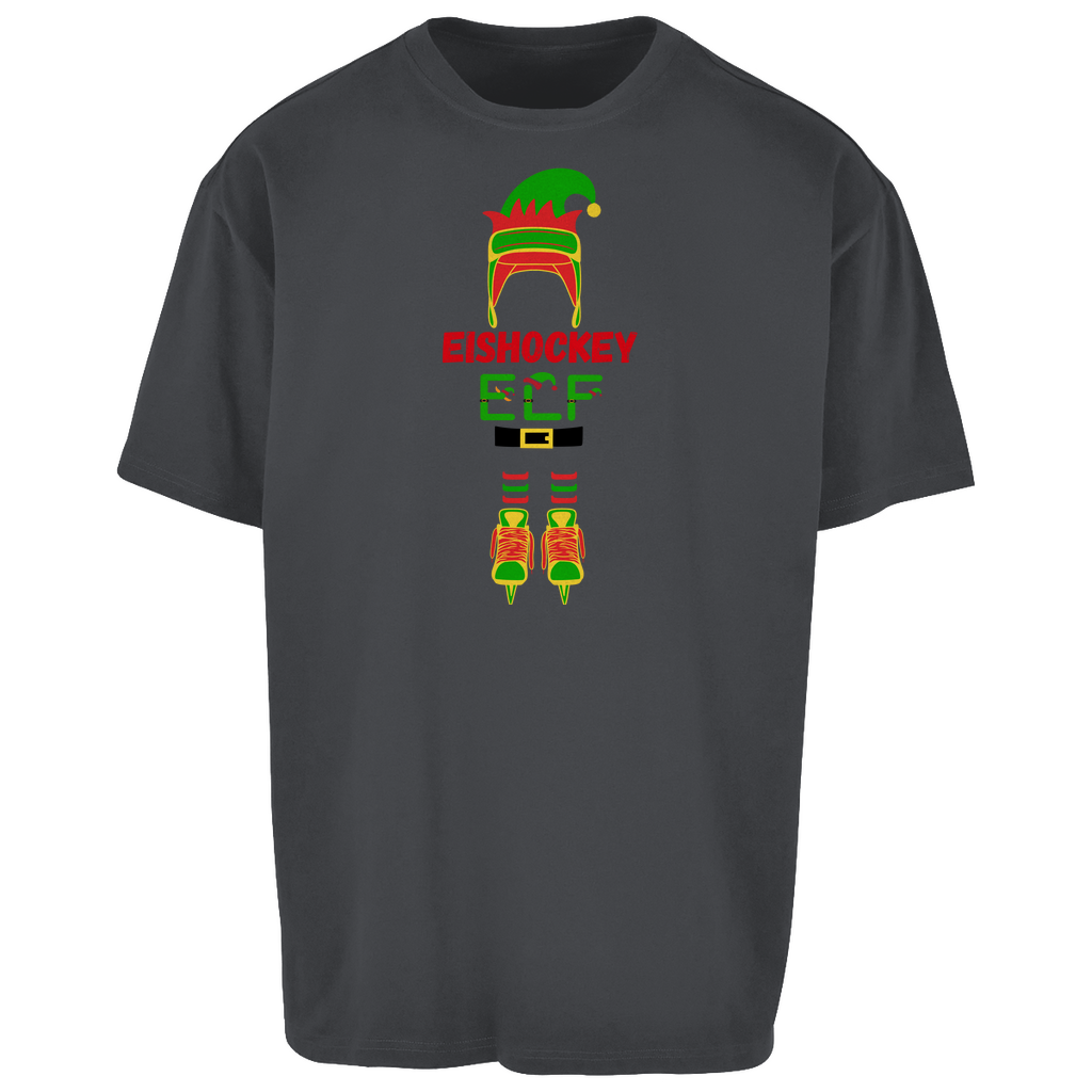 Oversize T-Shirt HOCKEY ELF - personalisierbar -