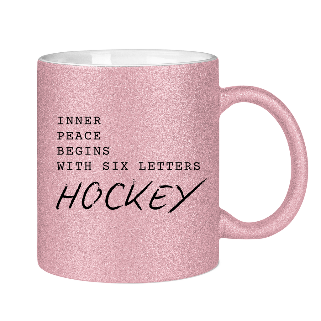 Glitzertasse INNER PEACE