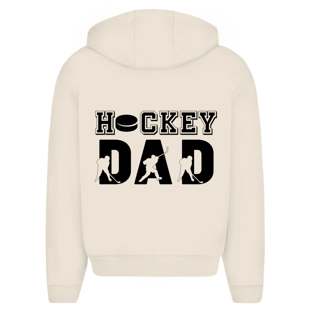 Oversize Zipper HOCKEYDAD SPIELER (front&back)