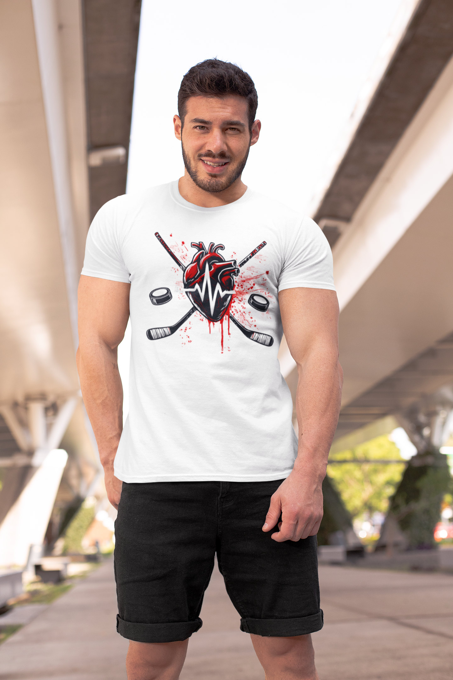 T-Shirt HOCKEY HEARTBEAT